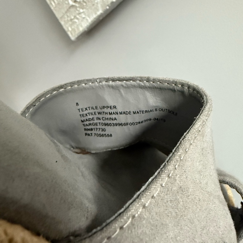 Universal Thread Gray Suede Espadrille Wedge Sand… - image 7